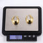 MESS60 STAINLESS STEEL HOLLOW EARRING