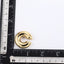 MESS61 STAINLESS STEEL HOLLOW EAR CUFF (BY PIECE)