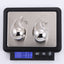 MESS63 STAINLESS STEEL CHUNKY TEARDROP HOLLOW EARRING