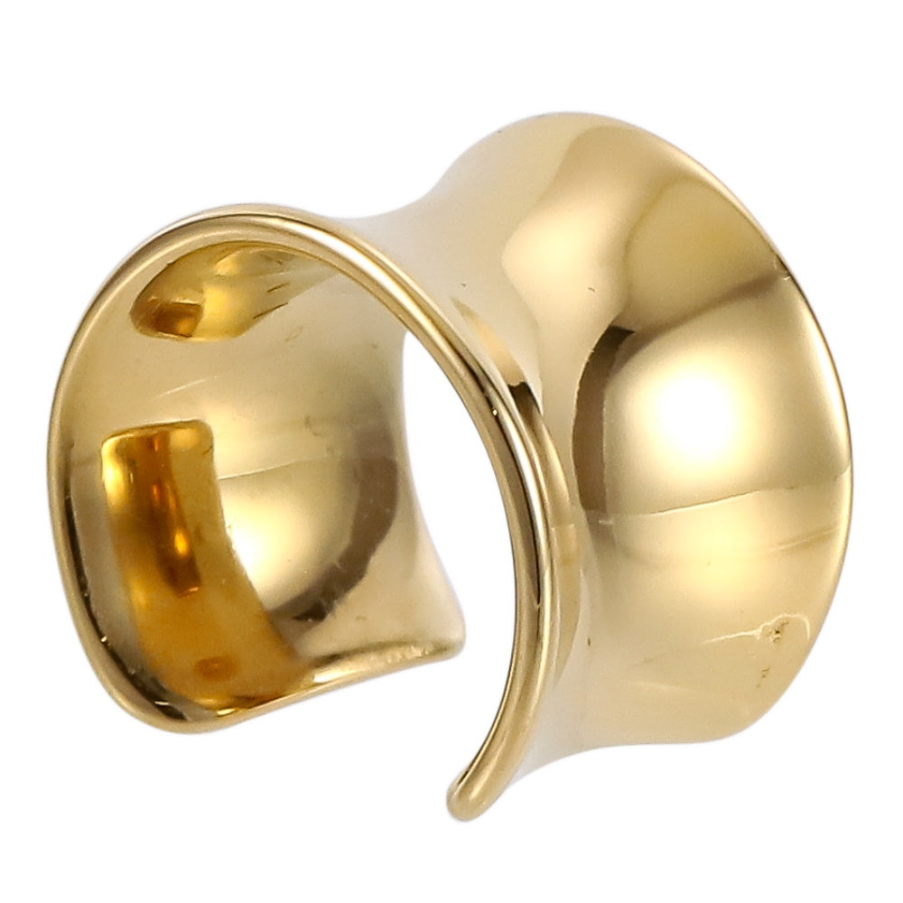 MESS65 STAINLESS STEEL CHUNKY CURVED EAR CUFF (BY PIECE)