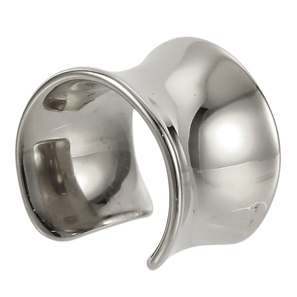 MESS65 STAINLESS STEEL CHUNKY CURVED EAR CUFF (BY PIECE)