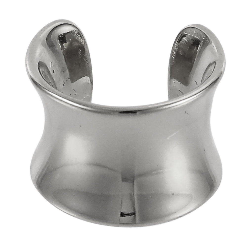 MESS65 STAINLESS STEEL CHUNKY CURVED EAR CUFF (BY PIECE)