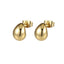 MESS72 STAINLESS STEEL SMALL WATERDROP STUD EARRING