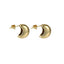 MESS76 STAINLESS STEEL SMOOTH STUD EARRING