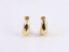 MESS78 STAINLESS STEEL TEARDROP EARRING WITH FACTED