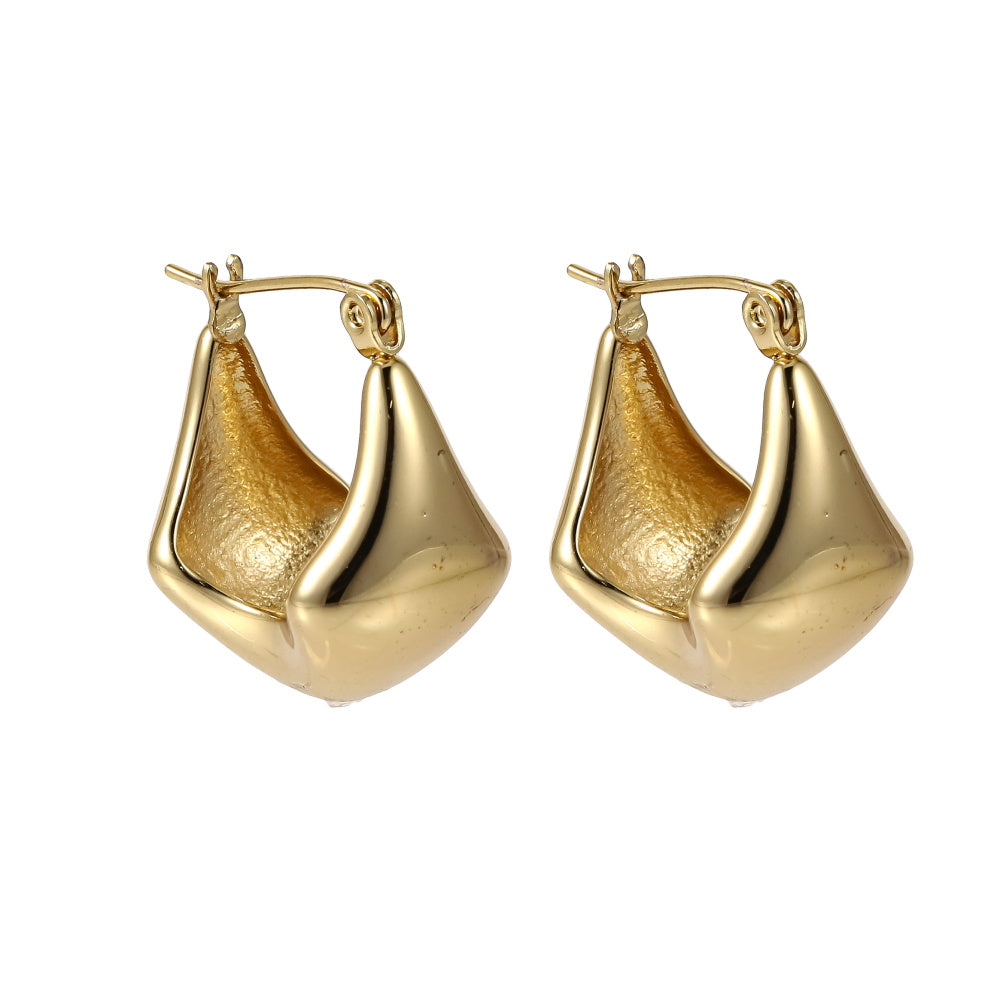 MESS80 STAINLESS STEEL HOOP EARRING