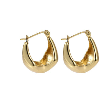 MESS80 STAINLESS STEEL HOOP EARRING