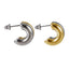 MESS84 STAINLESS STEEL C-SHAPED STUD EARRING