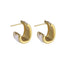 MESS94 STAINLESS STEEL EARRING WITH EPOXY