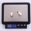 MESS94 STAINLESS STEEL EARRING WITH EPOXY