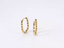 MESS95 STAINLESS STEEL DIA-CUT U SHAPE EARRING