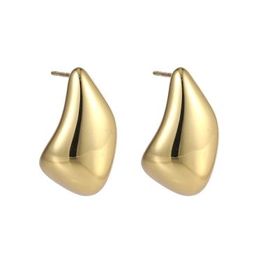 MESS97 STAINLESS STEEL ORGANIC DROP EARRING
