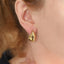 MESS97 STAINLESS STEEL ORGANIC DROP EARRING