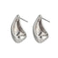 MESS97 STAINLESS STEEL ORGANIC DROP EARRING
