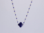 MNSS43 STAINLESS STEEL NECKLACE WITH STONE & EPOXY