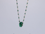 MNSS43 STAINLESS STEEL NECKLACE WITH STONE & EPOXY