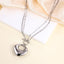 MNSS55 STAINLESS STEEL T-BAR NECKALCE WITH HOLLOW CHARM