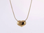 MNSS56 STAINLESS STEEL NECKLACE CHUNKEY HEART PENDANT AND ROUND SNAKE CHAIN