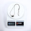MNSS56 STAINLESS STEEL NECKLACE CHUNKEY HEART PENDANT AND ROUND SNAKE CHAIN