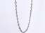 MNSS63 STAINLESS STEEL OVAL LINK CHAIN NECKLACE