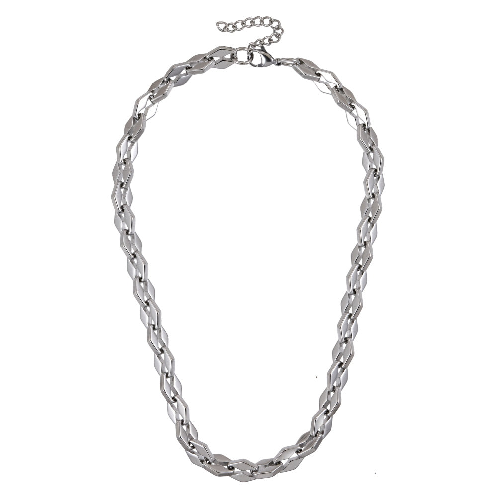 MNSS64 STAINLESS STEEL CHUNKY CHAIN NECKLACE