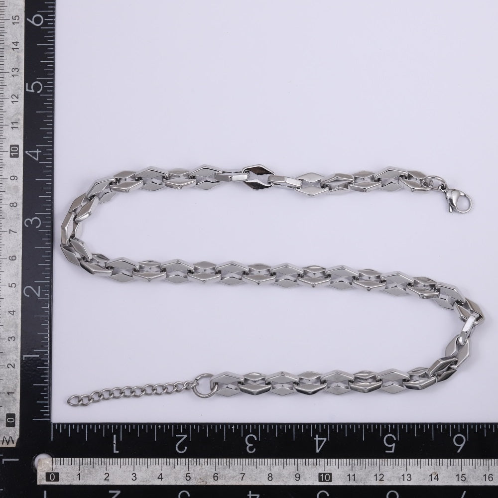 MNSS64 STAINLESS STEEL CHUNKY CHAIN NECKLACE