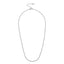 MNSS68 STAINLESS STEEL TENNIS NECKLACE WITH ROUND CZ