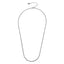 MNSS68 STAINLESS STEEL TENNIS NECKLACE WITH ROUND CZ