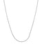 MNSS68 STAINLESS STEEL TENNIS NECKLACE WITH ROUND CZ