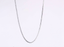MNSS68 STAINLESS STEEL TENNIS NECKLACE WITH ROUND CZ