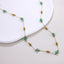 MNSS69 STAINLESS STEEL NECKLACE WITH BEADS