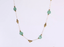 MNSS69 STAINLESS STEEL NECKLACE WITH BEADS