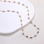 MNSS70 STAINLESS STEEL NECKLACE WITH BEADS