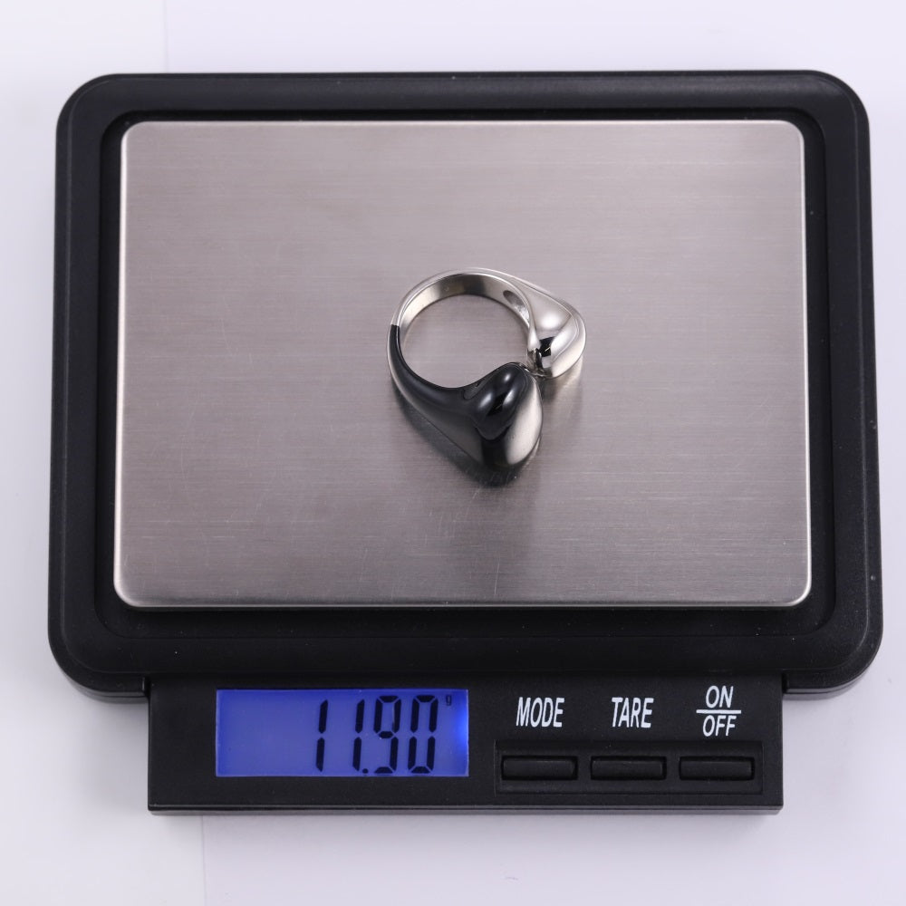 MRSS07 STAINLESS STEEL TWO TONE RING