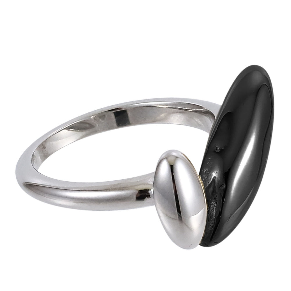 MRSS09 STAINLESS STEEL TWO TONE RING