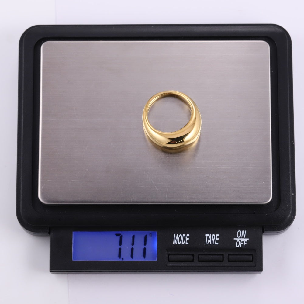 MRSS20 STAINLESS STEEL DOME STYLE RING