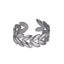 MRSS23 STAINLESS STEEL ADJUSTABLE LEAF OPEN RING