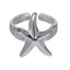 MRSS30 STAINLESS STEEL ADJUSTABLE STARFISH OPEN RING