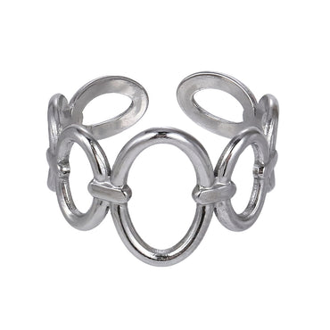 MRSS31 STAINLESS STEEL ADJUSTABLE CHAIN LINK OPEN RING