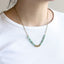 NSS1029 STAINLESS STEEL NECKLACE WITH STONE