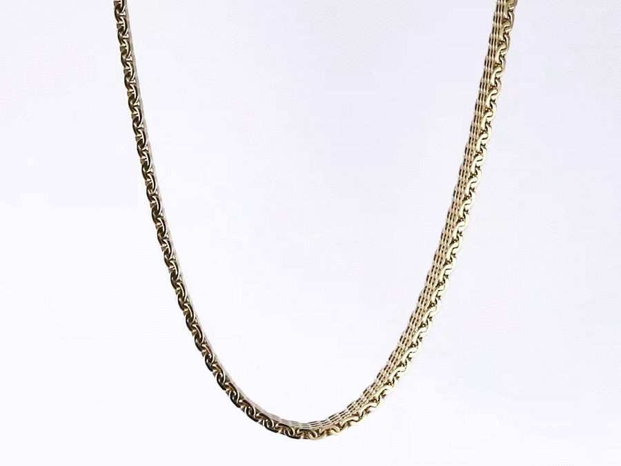 NSS1041 STAINLESS STEEL BRAIDED FLAT MESH CHOCKER