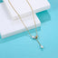 NSS1046 STAINLESS STEEL NECKLACE WITH SHELL PEARL