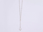 NSS1048 STAINLESS STEEL NECKLACE WITH PLASTIC PEARL & SHELL PEARL
