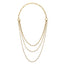 NSS1050 STAINLESS STEEL MULTI CHAIN NECKLACE