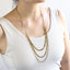 NSS1050 STAINLESS STEEL MULTI CHAIN NECKLACE