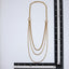 NSS1050 STAINLESS STEEL MULTI CHAIN NECKLACE