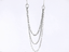NSS1050 STAINLESS STEEL MULTI CHAIN NECKLACE