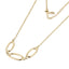 NSS1057 STAINLESS STEEL NECKLACE WITH OVAL SHAPE LINK