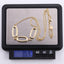 NSS1057 STAINLESS STEEL NECKLACE WITH OVAL SHAPE LINK