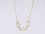 NSS1057 STAINLESS STEEL NECKLACE WITH OVAL SHAPE LINK